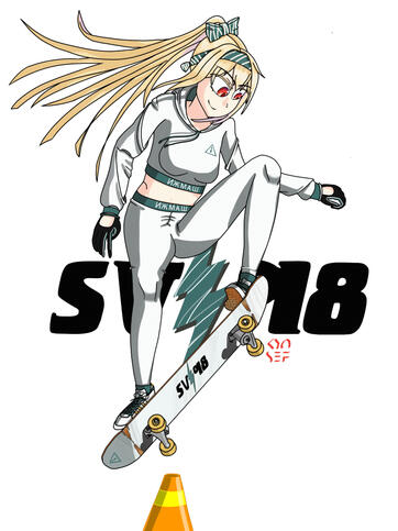 SCW Skateboarder